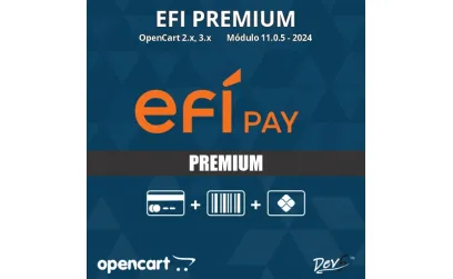 Pagamento Efi/Gerencianet Premium (Transparente e Pix QR)
